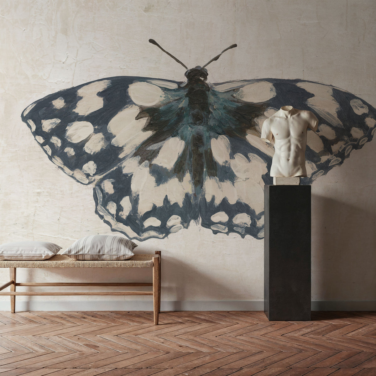 Garden Beauties IV Honeybloom Mural Wallpaper - room preview 02