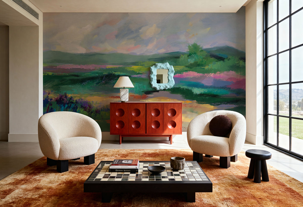 April Bloom Mural Wallpaper - room preview 02