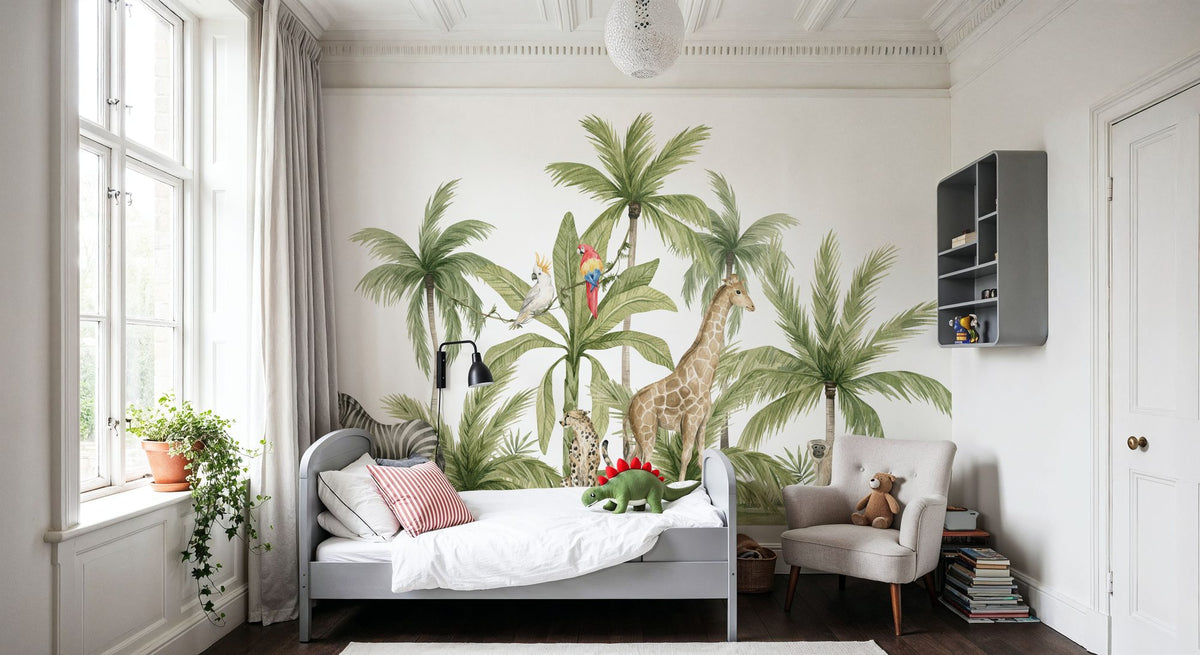 Palm Tree Hideaway Mural Wallpaper - room preview 02