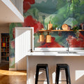 Poppy Reverie Mural Wallpaper - Neutral Tone - room preview 02