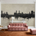 Toulouse France Skyline Concrete Mural Wallpaper - room preview 02