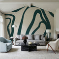 Organic Abstract III Mural Wallpaper - room preview 02
