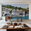 Harbor Village Mural Wallpaper - room preview 02
