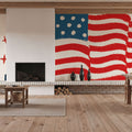 Stars and Stripes IV Brave Mural Wallpaper - room preview 02