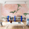 Dimensional Poppy II Mural Wallpaper - room preview 02