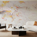 Sunset Marble Mural Wallpaper - room preview 02