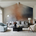 Smoke on River Mural Wallpaper - room preview 02