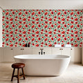 Poppy Field Mural Wallpaper - room preview 02
