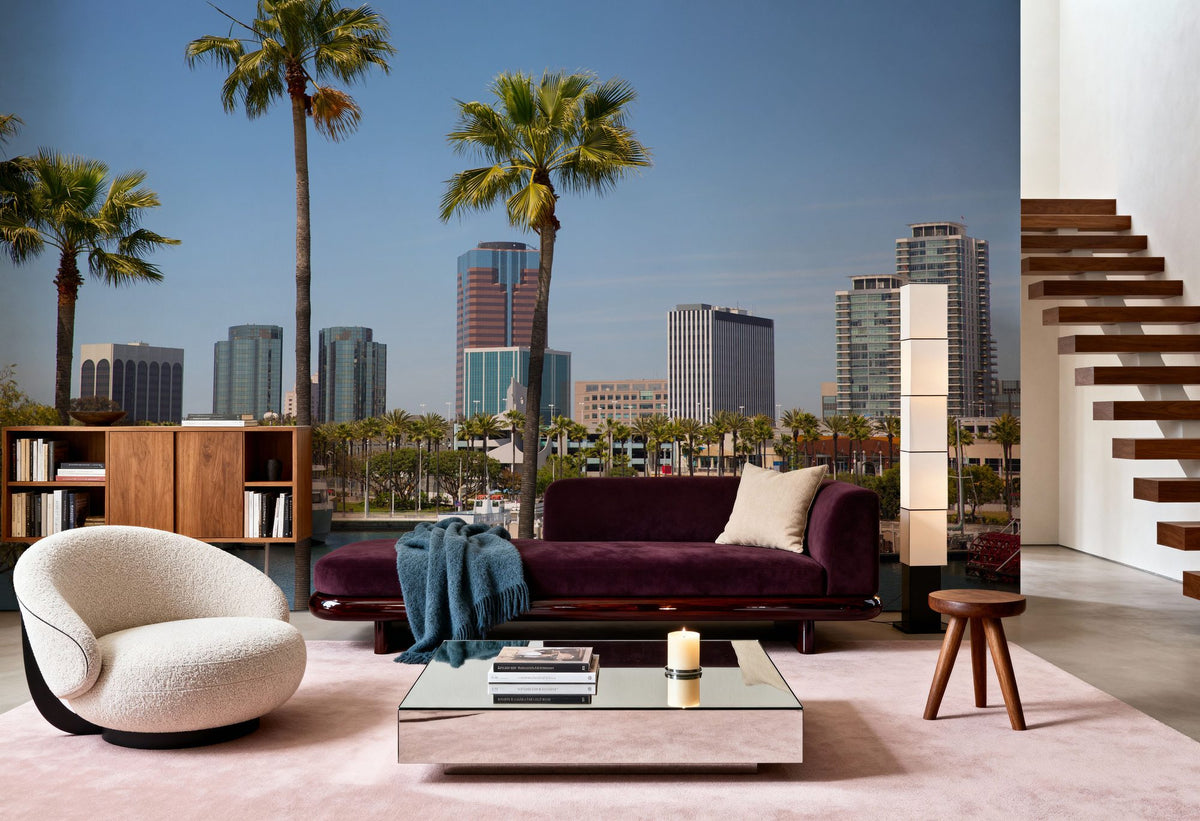 Long Beach Mural Wallpaper - room preview 02