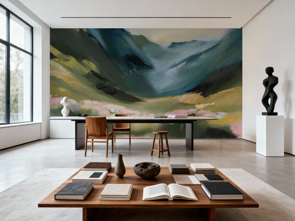 Wildflower Canyon Mural Wallpaper - room preview 02