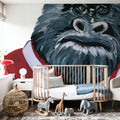 Letterman Gorilla Mural Wallpaper - room preview 02