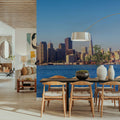 San Francisco Bay Skyline Mural Wallpaper - room preview 02