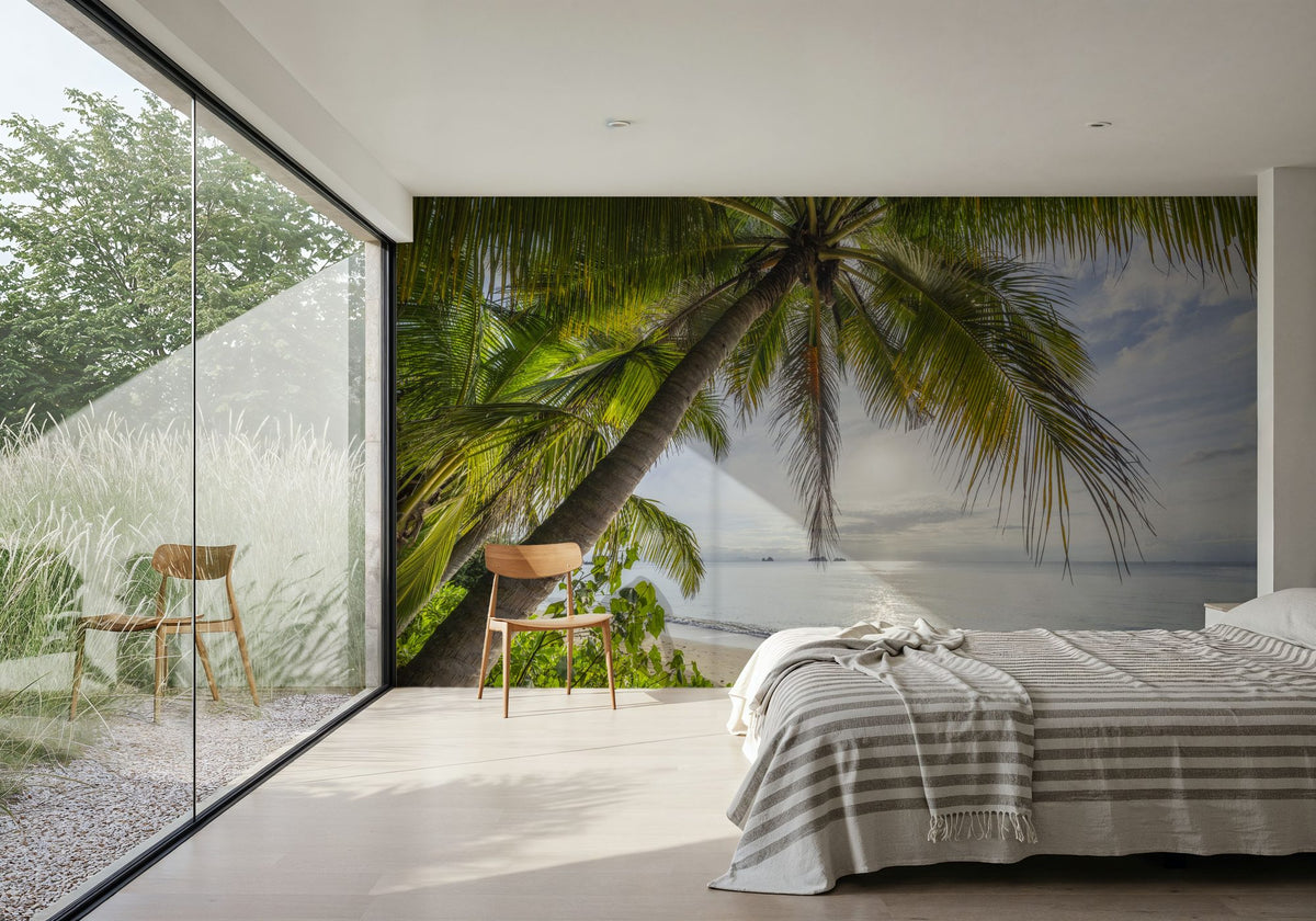 Island Serenity Mural Wallpaper - Warm Tone - room preview 02