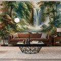 Tropical Waterfall Mural Wallpaper - room preview 02