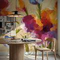Bold Bright Flowers I Mural Wallpaper - room preview 02