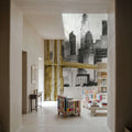 New York Skyline I Yellow Bridge No Words Mural Wallpaper - room preview 02
