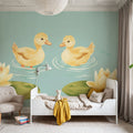 Lovable Ducklings Mural Wallpaper - room preview 02