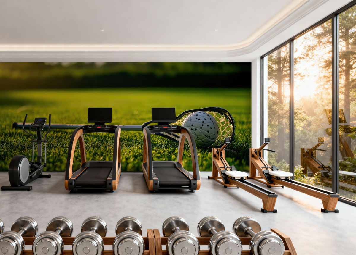 Lacrosse Mural Wallpaper - room preview 02