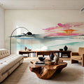 Coastal Sunset Mural Wallpaper - room preview 02