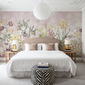 Happy Spring Flowers Mural Wallpaper - Edition 4 - room preview 02