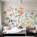 Wild Blooms II Mural Wallpaper - room preview 02