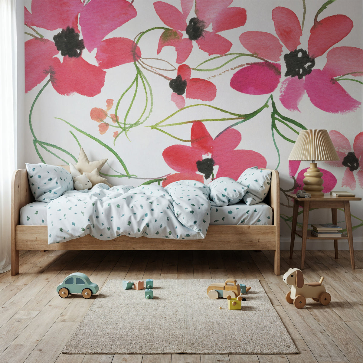 Mini Blooms Mural Wallpaper - room preview 02