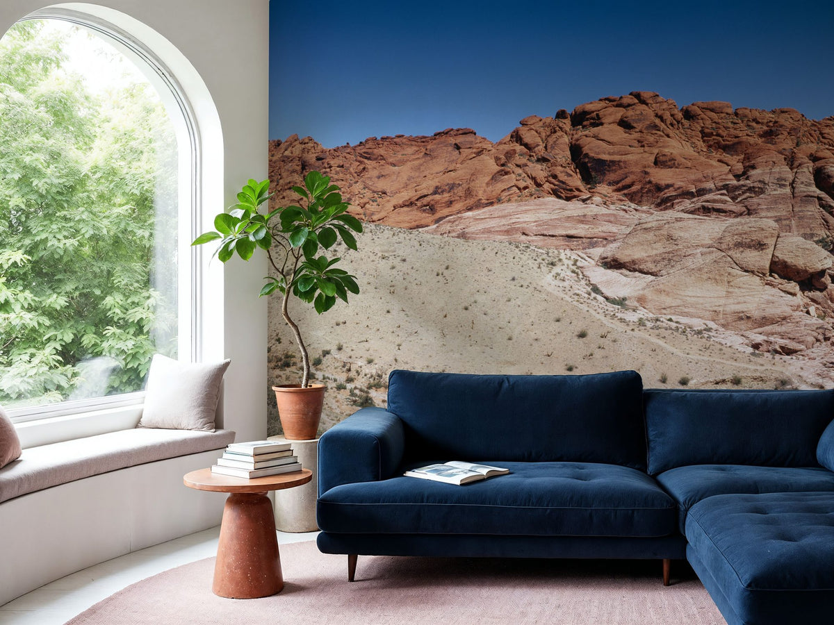Desert Mittens Silhouette Mural Wallpaper - room preview 02