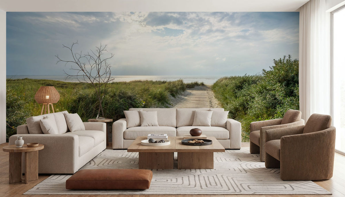 Day At the Beach Mural Wallpaper - room preview 02