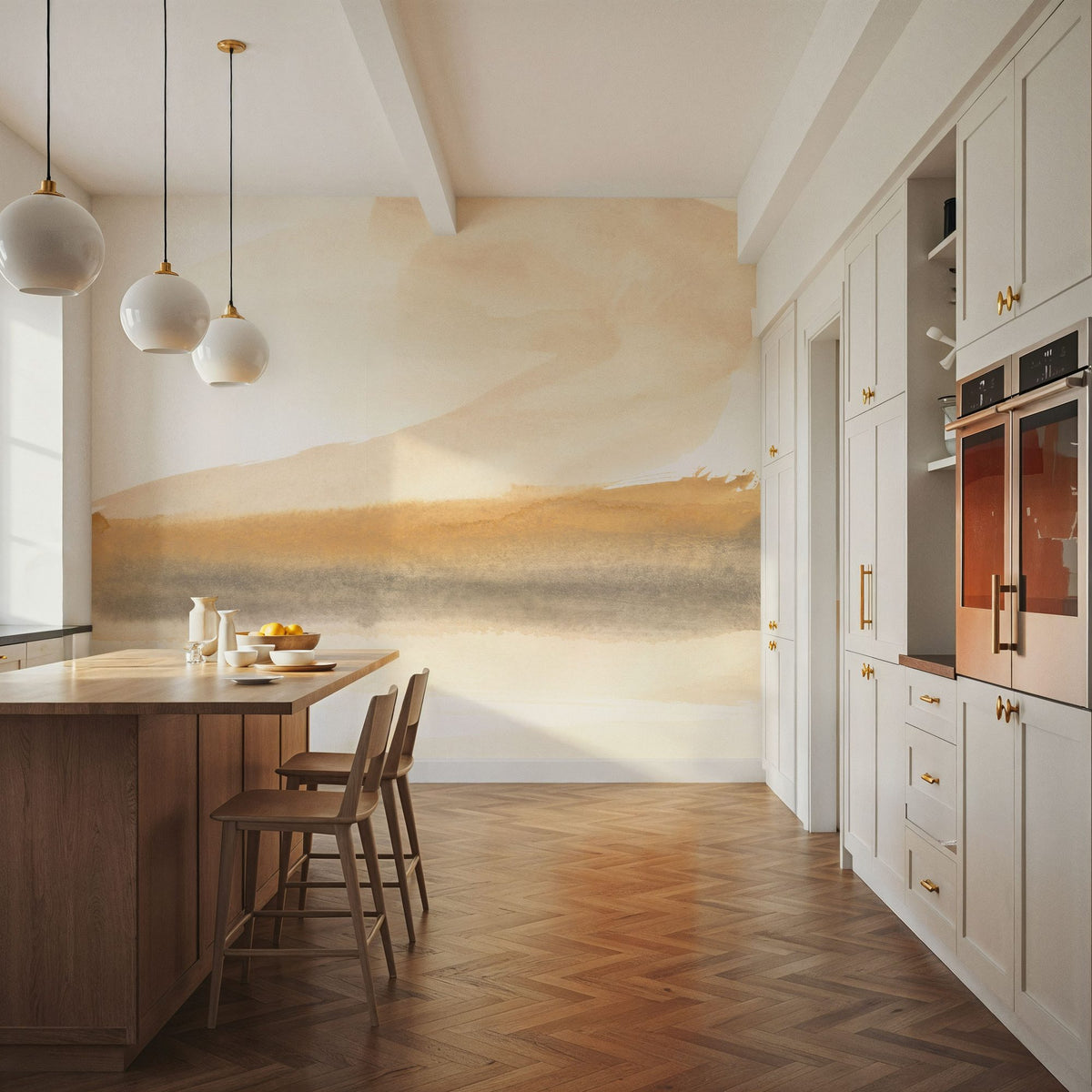 Soft Clouds II Mural Wallpaper - room preview 02