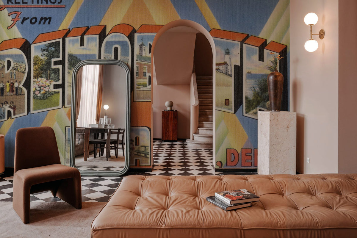 Greetings From Renoboth Beach Mural Wallpaper - room preview 02