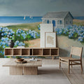 Nantucket Coast Mural Wallpaper - room preview 02