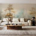 Painted Woodland Mural Wallpaper - room preview 02