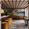 Turquoise Cove Mural Wallpaper - room preview 02