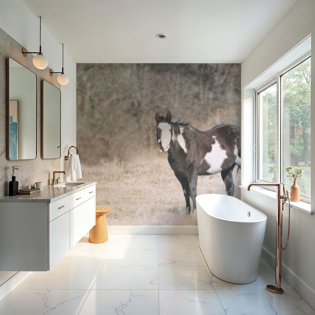 Sunny Field II Mural Wallpaper - room preview 02