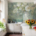 Floral Memory Mural Wallpaper - room preview 02