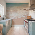Pink Sand Shoreline Mural Wallpaper - room preview 02