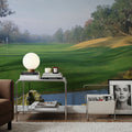 Misty Fairway Serenity Mural Wallpaper - room preview 02