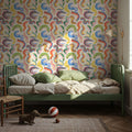 Twisted Rainbows Mural Wallpaper - room preview 02