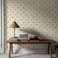 Folk Flowers Mural Wallpaper - room preview 02