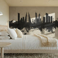 Manama Skyline Concrete Mural Wallpaper - room preview 02