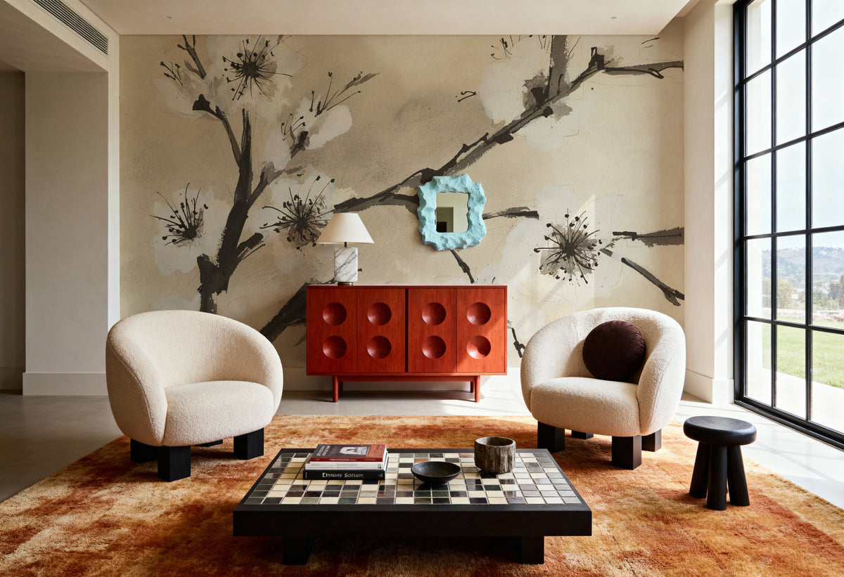 Spring Blossoms II Mural Wallpaper - room preview 02