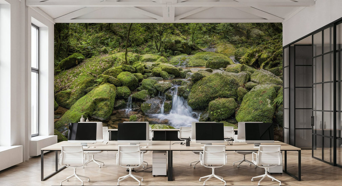 Moss Creek Mural Wallpaper - room preview 02