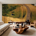Cycling Through Golden Hills Mural Wallpaper - room preview 02