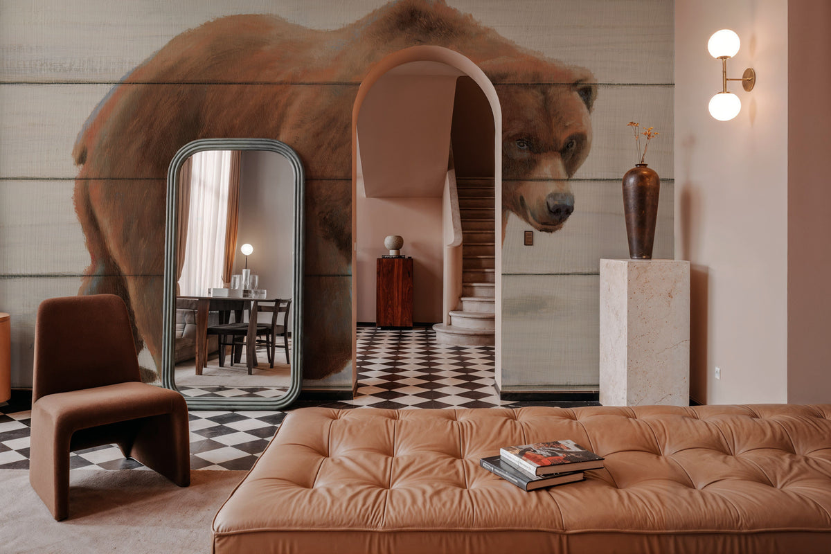 Woody Bear Mural Wallpaper - room preview 02