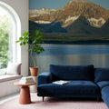 Spray Lakes Reservoir Mural Wallpaper - room preview 02
