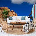 Joshua Tree Blue II Mural Wallpaper - room preview 02
