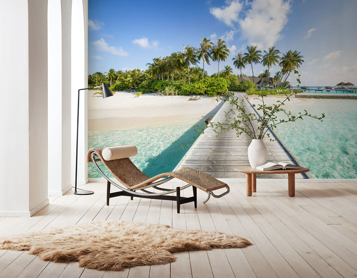 Luxury Beach Mural Wallpaper - room preview 02