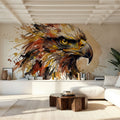 Eagle - Watercolor Predators Series Mural Wallpaper - room preview 02