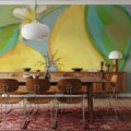 Blue Lemon II Mural Wallpaper - room preview 02