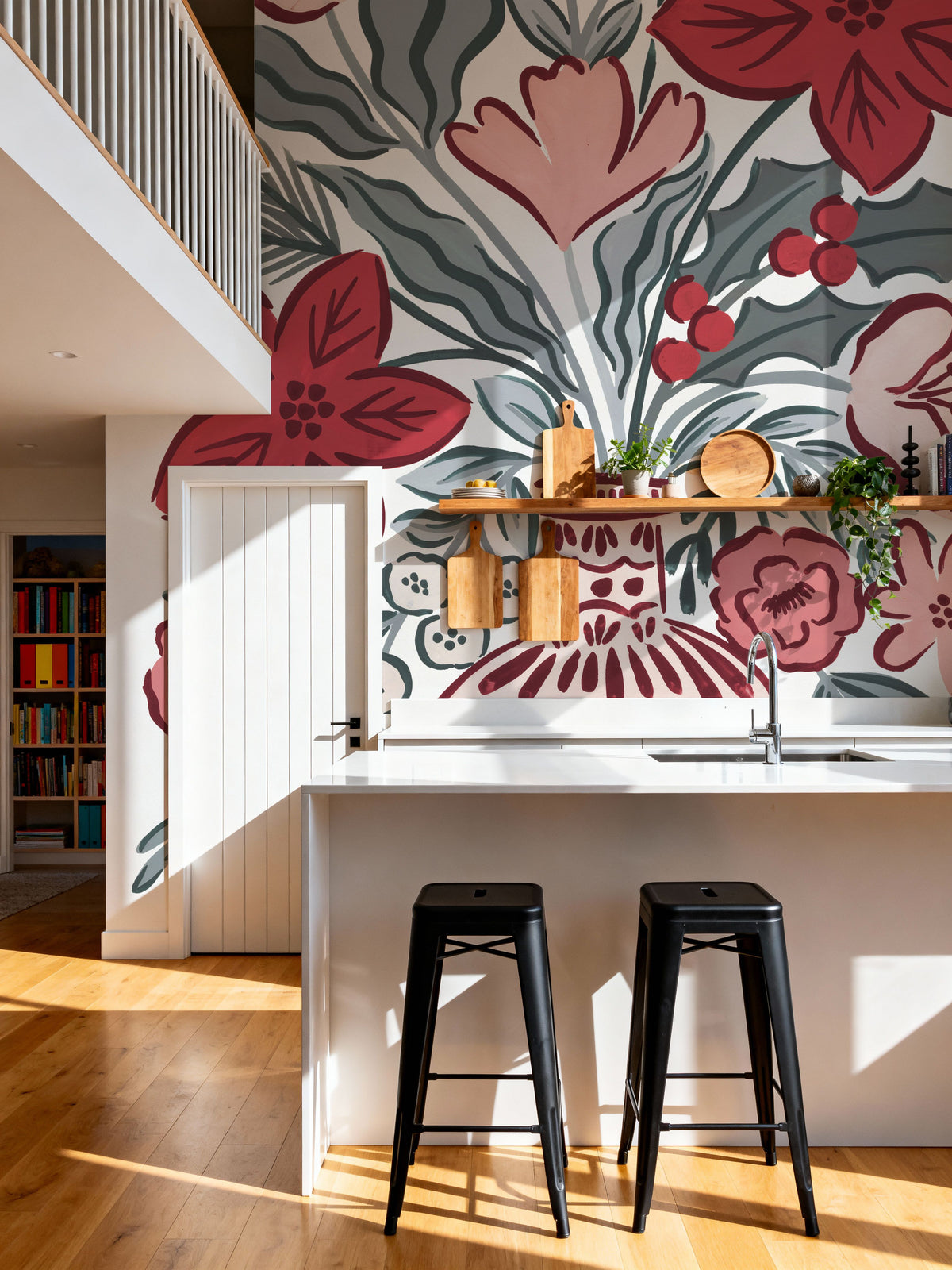 Christmas Reverie VIII Mural Wallpaper - room preview 02